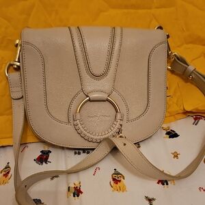 See By Chloe Hana Cream Saddlebag In Cream